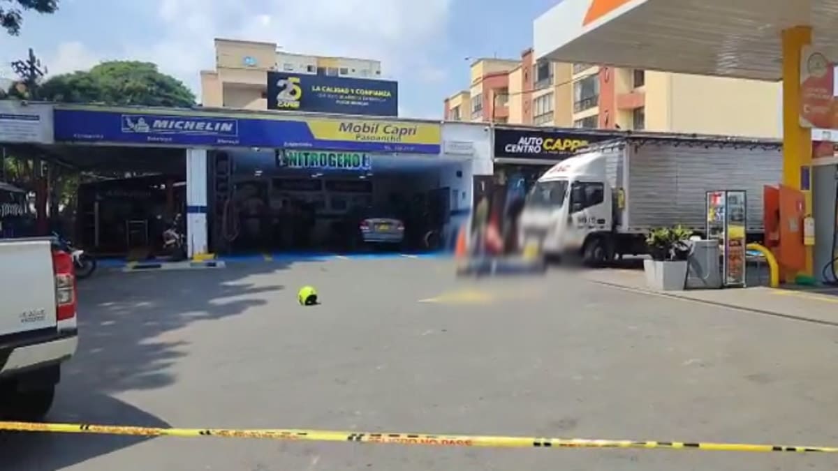 Revelan video de balacera en bomba de gasolina que dejó un muerto