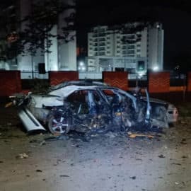 Explotó carro bomba en Jamundí en la madrugada de este miércoles