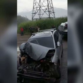 Video: Reportan aparatoso accidente de tránsito en el sector de Cencar