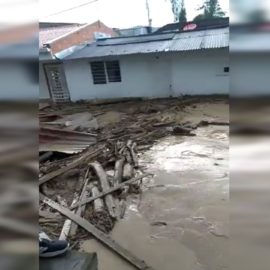 Emergencia en Buga tras desbordamiento de una quebrada