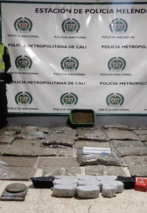 Incautan más de 53 mil gramos de marihuana en el sector de Los Chorros