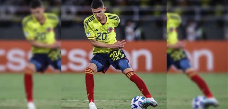 Selección Colombia Sub 20 sufre nueva baja para afrontar hexagonal final