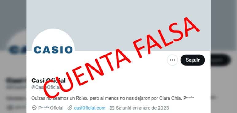 No para la polémica: Cuentas falsas de Casio estarían difundiendo información falsa