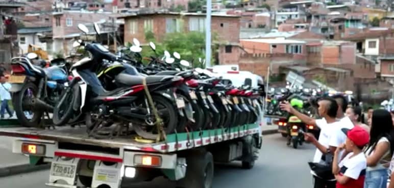 Operativo sorpresa contra piques ilegales dejó 47 motos inmovilizadas
