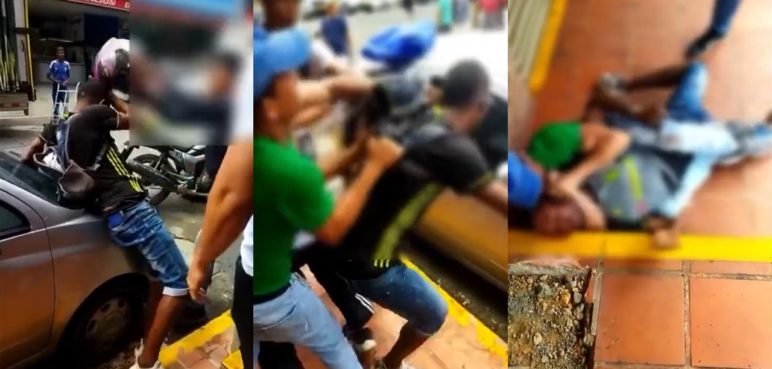 Video: Comunidad se tomó la justicia por mano propia y golpeó a un ladrón