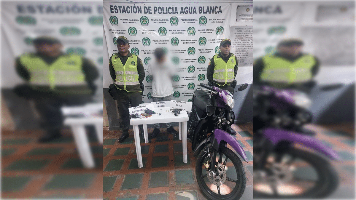 Autoridades capturan a ‘motoladrón’ en el barrio Prados de Oriente