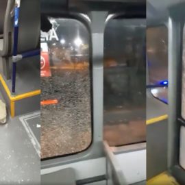 Bus del MÍO fue atacado con piedras en la terminal de Aguablanca