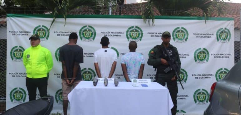 Capturan a seis personas por porte de granadas en Terranova, Jamundí