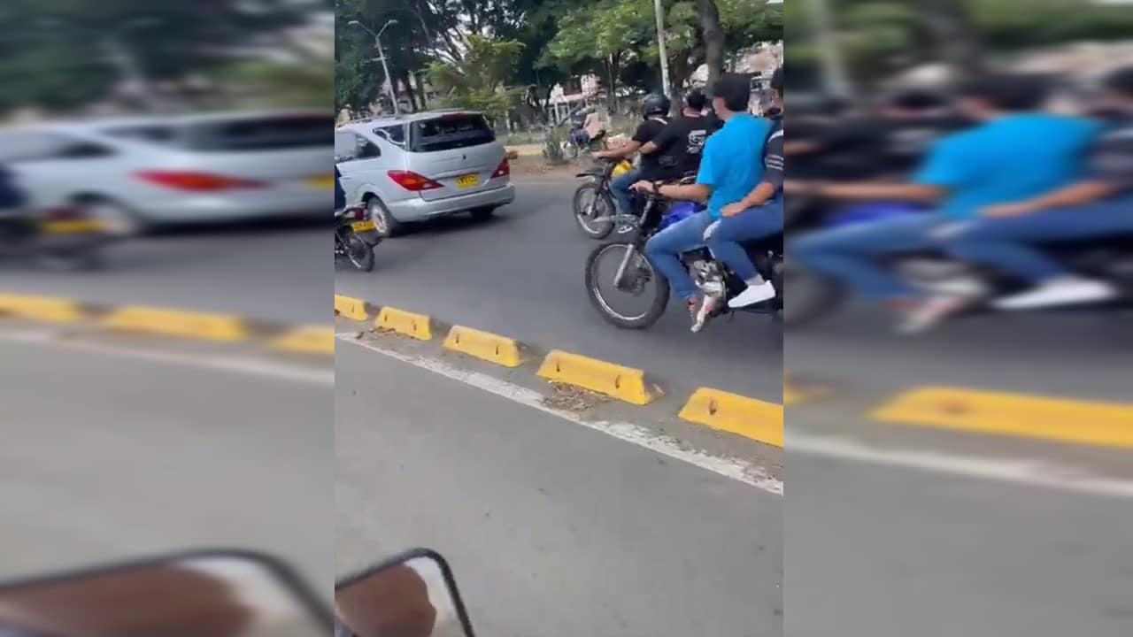 En video: Hombres bajaron de grúa en movimiento motos inmovilizadas en Pance