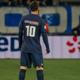 Messi volvió a jugar con la 10, pero esta vez con el club parisino