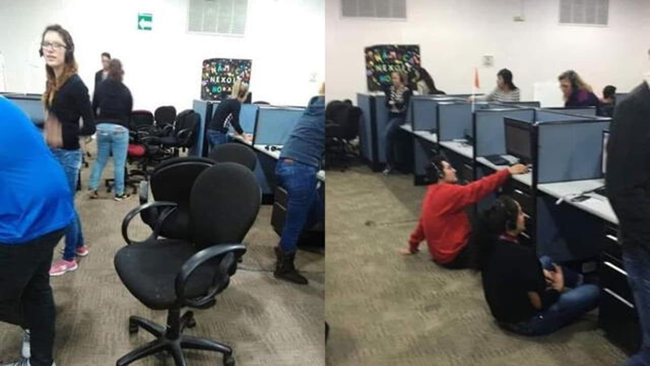 Inusual castigo: callcenter quita las sillas a empleados que no venden