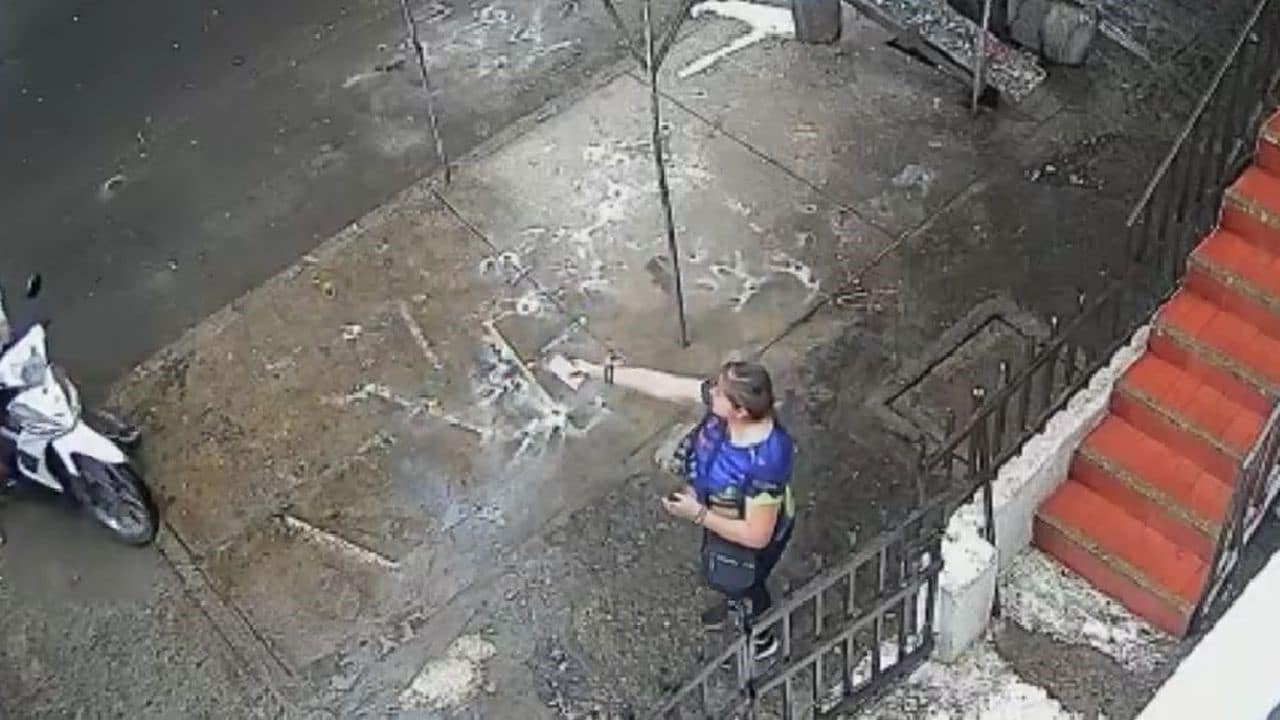 Video: Comunidad golpeó y amarró a un poste de luz a un presunto ladrón
