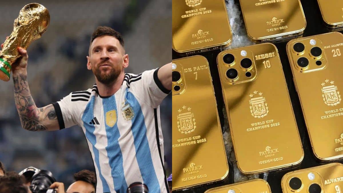 ¿Messi le regaló 35 IPhones de oro a todo su plantel? Esto es lo que se sabe
