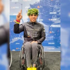 Orgullo colombiano: Francisco Sanclemente primer lugar en la Maratón de los Ángeles