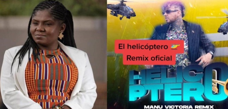 La vicepresidenta Francia Márquez ya tiene la canción oficial del helicóptero