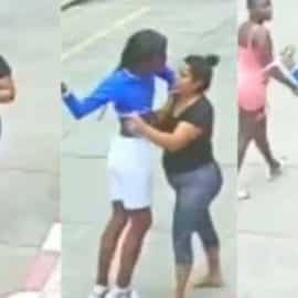 Video: Con puñal en mano mujer le roba el celular a otra en el barrio Las Orquídeas