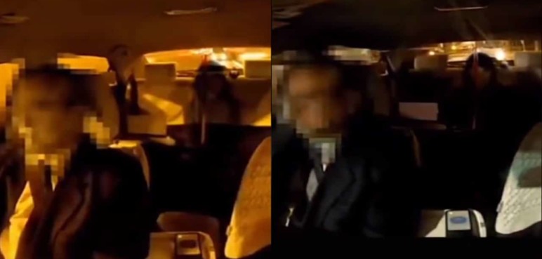 Video: Taxista grabó momento exacto en el que se le apareció fantasma