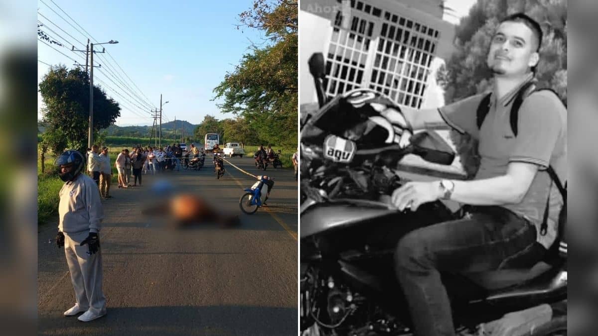 Identifican a motociclista que murió tras chocar contra un caballo