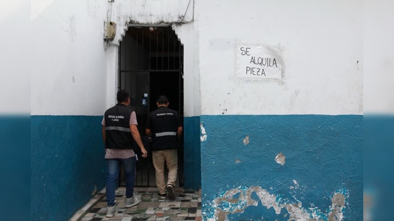 Autoridades intervienen hostales, residencias y moteles en San Nicolás
