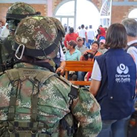 Defensoría medió en el rescate de 17 uniformados del Ejército en Toribío, Cauca