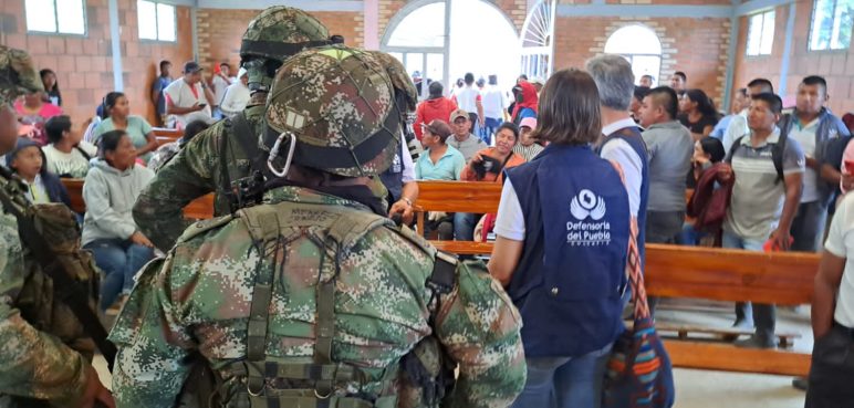 Defensoría medió en el rescate de 17 uniformados del Ejército en Toribío, Cauca