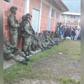 Ejército se pronunció frente a retención de militares en zona rural de Toribío