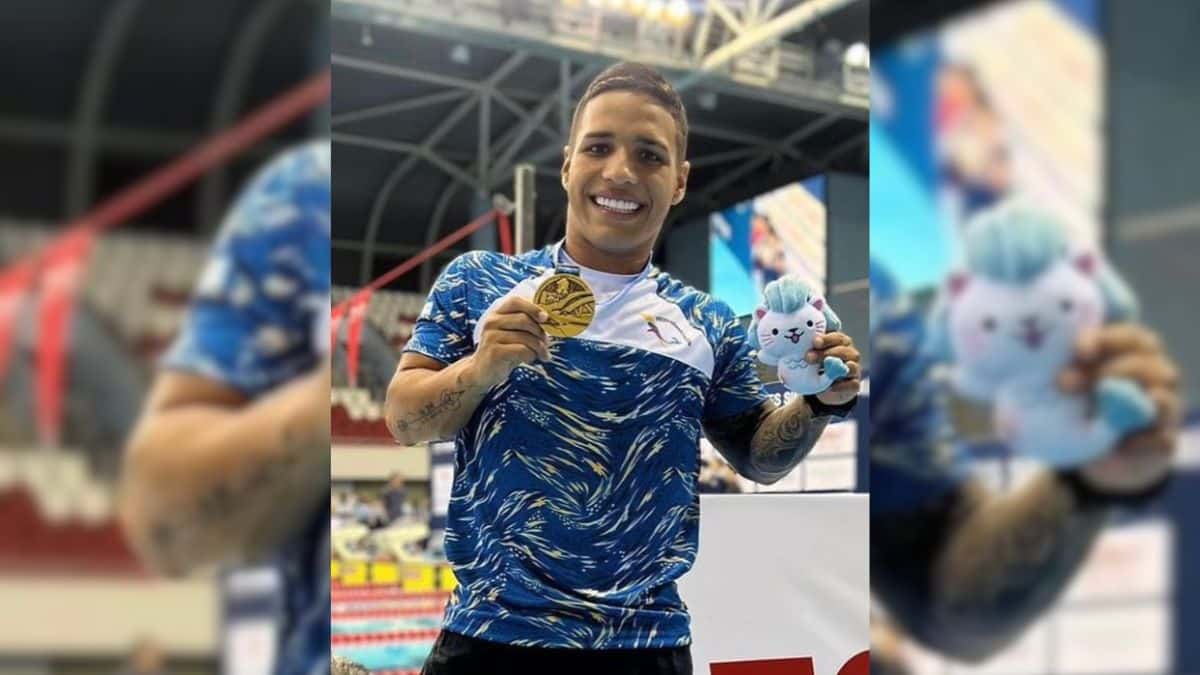 Carlos Daniel Serrano sigue rompiendo récords en la natación adaptada