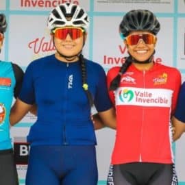 Orgullo vallecaucano: Kimberly Escobar se vistió de líder en la Vuelta al Valle Femenina