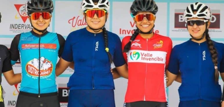 Orgullo vallecaucano: Kimberly Escobar se vistió de líder en la Vuelta al Valle Femenina