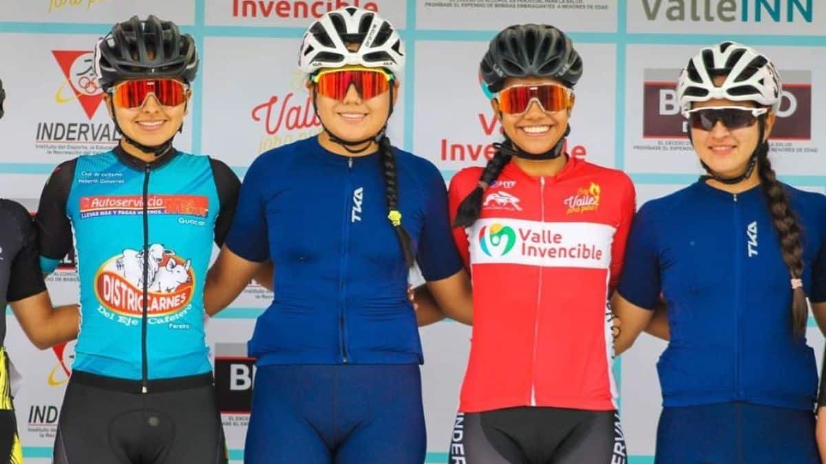 Orgullo vallecaucano: Kimberly Escobar se vistió de líder en la Vuelta al Valle Femenina