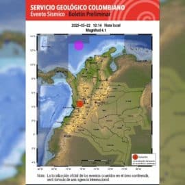 ¿Sintió algo? Fuerte temblor de magnitud 4,3 en el Valle del Cauca
