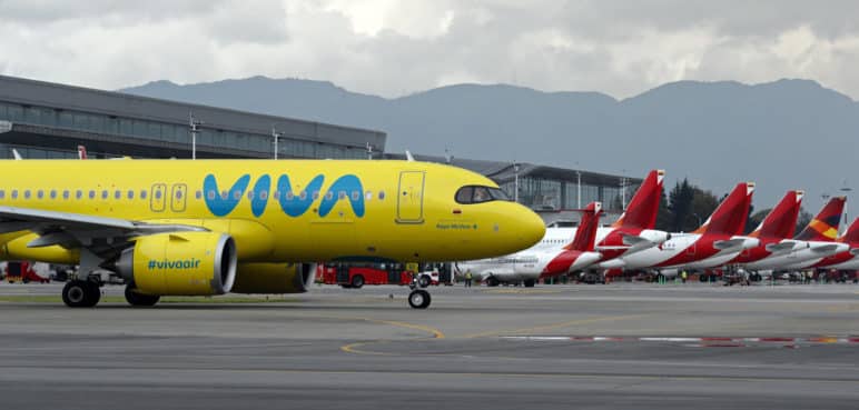 La aerolínea colombiana de bajo costo Viva Air va a liquidación por falta de capital