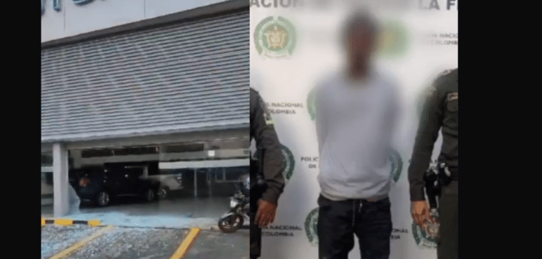 Joven intentó robar lujosa camioneta y fue capturado mientras huía