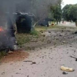 Al menos cinco militares resultaron heridos por carro bomba en Tame, Arauca