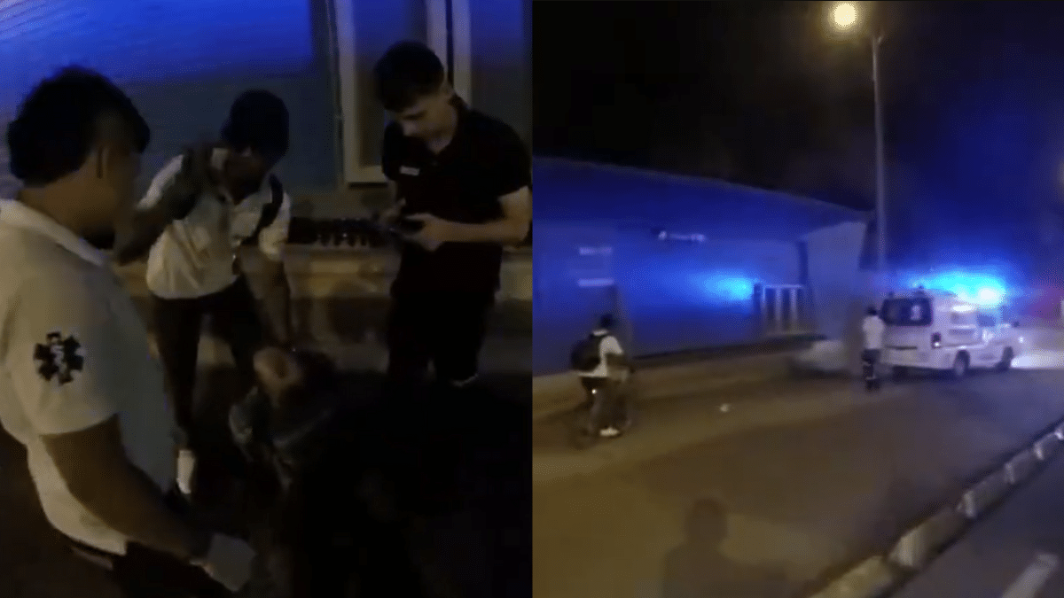 Ambulancia que transitaba por carril del MÍO atropelló a un ciclista