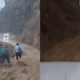 Emergencia en el Cauca: Derrumbe en la vía que comunica al municipio de Inzá con Popayán