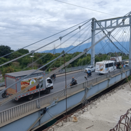 Inician obras sobre nuevo puente de Juanchito que buscan descongestionar el tránsito