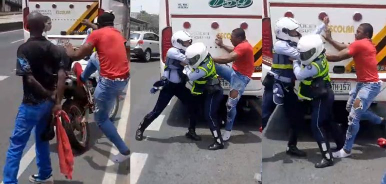 “El motociclista venía sin casco”: más detalles de agresión contra guarda de tránsito