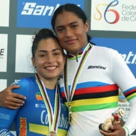 Colombia ganó oro y plata en el keirin del Mundial Junior de Pista