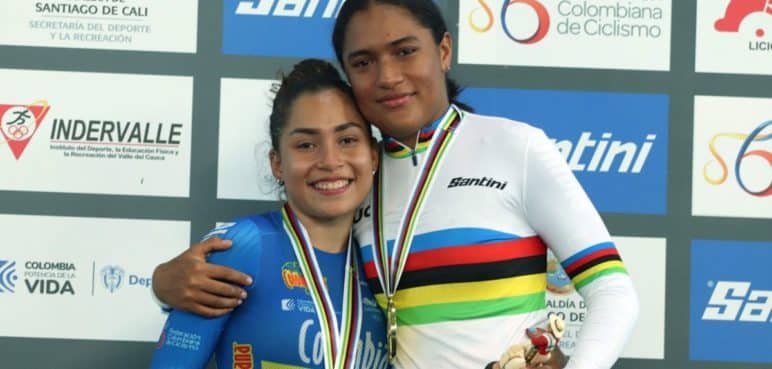 Colombia ganó oro y plata en el keirin del Mundial Junior de Pista