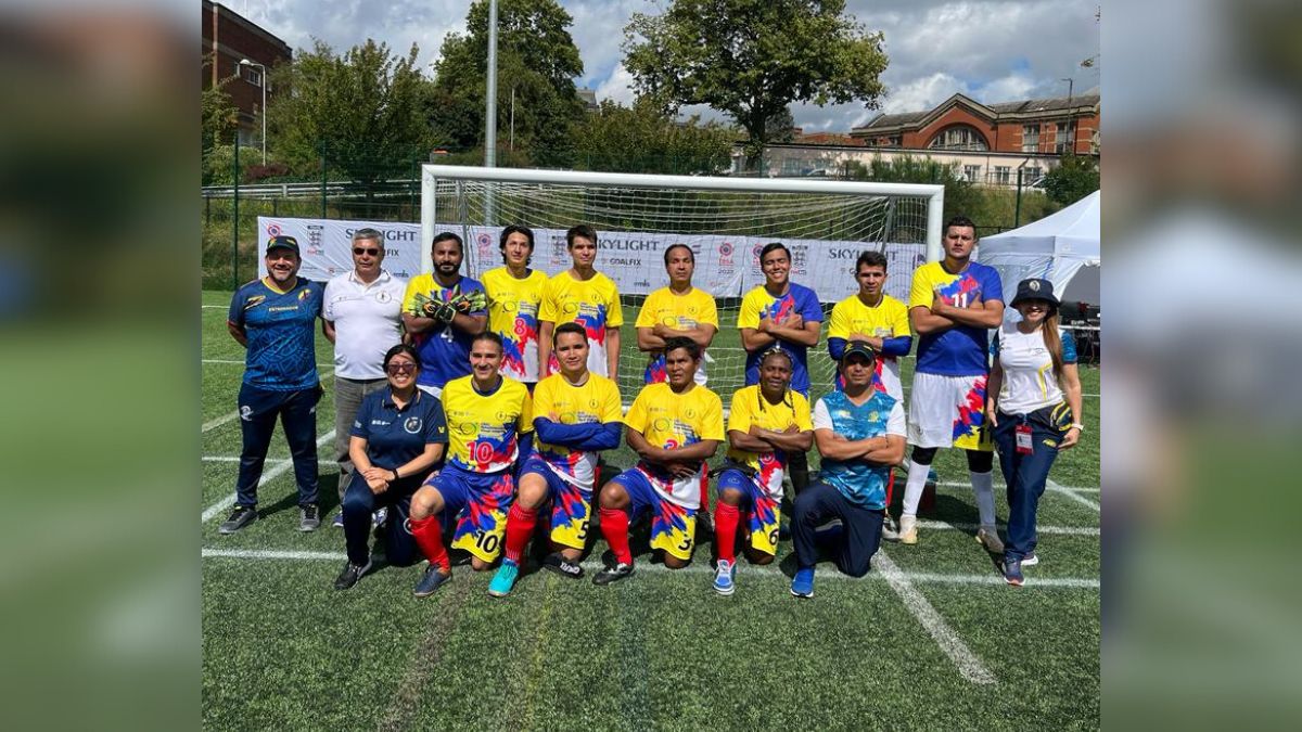 ¡Histórica participación! Selección colombiana de Fútbol para ciegos peleará tercer puesto en Mundial