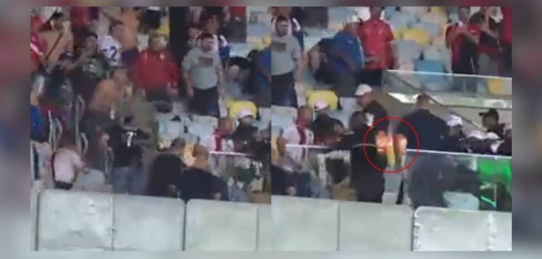 En video se evidenció disparo a quemarropa en partido de Copa Libertadores