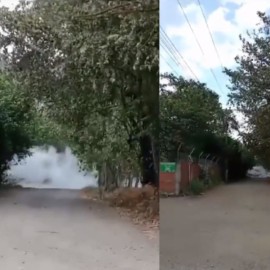 Video: Permanece cerrada la vía Yumbo-Mulaló tras una gran fuga de gas