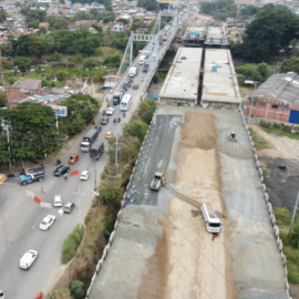 "No es un elefante blanco": Gobernación entregó balance de las obras en el puente de Juanchito