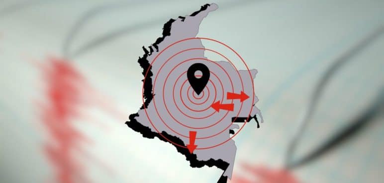 ¿Cuántos temblores se han registrado en Colombia en los últimos quince días?