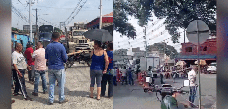 ¡Atención! Habitantes de Juanchito realizan bloqueos en la vía Cali - Candelaria