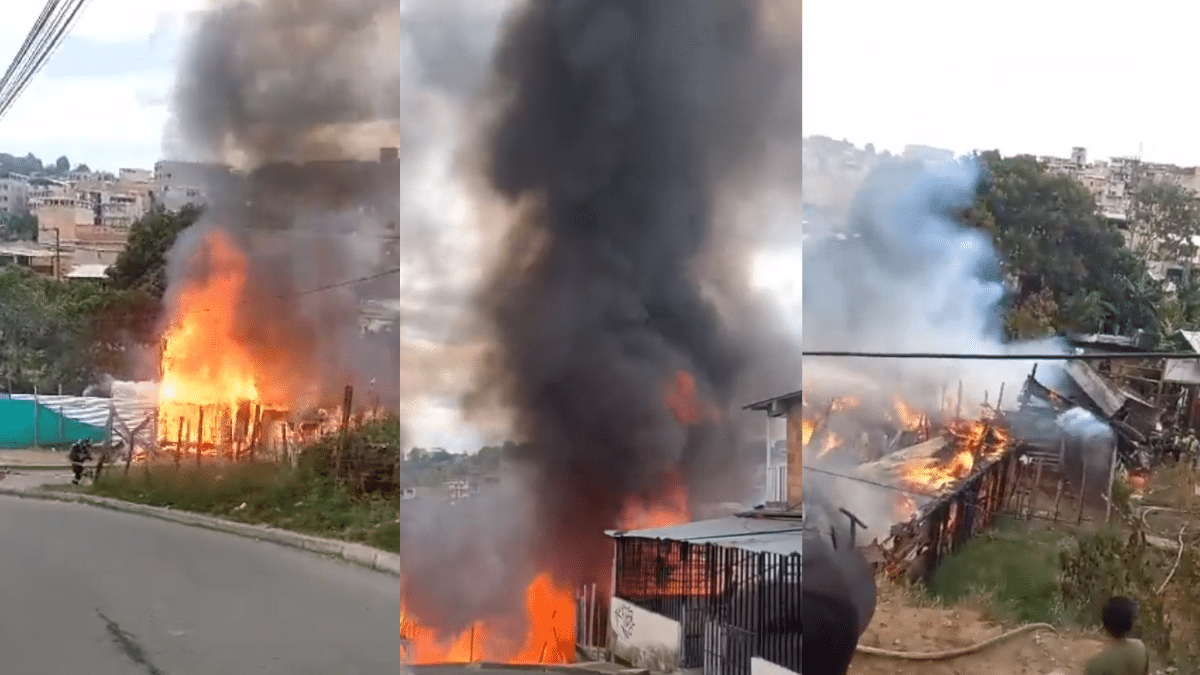 Video: Bomberos controlan gran incendio registrado en la comuna 7 de Popayán