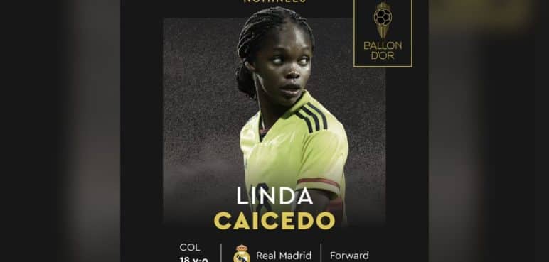 ¡Histórica! Linda Caicedo luchará por quedarse con el Balón de Oro