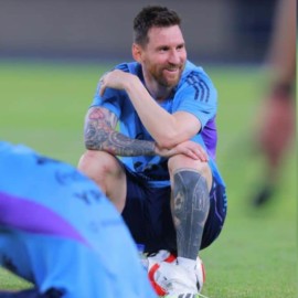 ¡Ya está listo! Lionel Messi llegó a la concentración de la Argentina