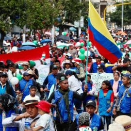Miles de colombianos marcharon para apoyar las reformas del Gobierno Petro